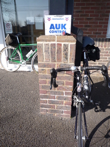 Cyclist checkpoint