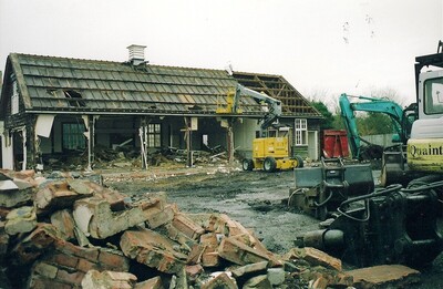 Demolition underway