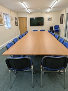 Conference Room with TV Screen
